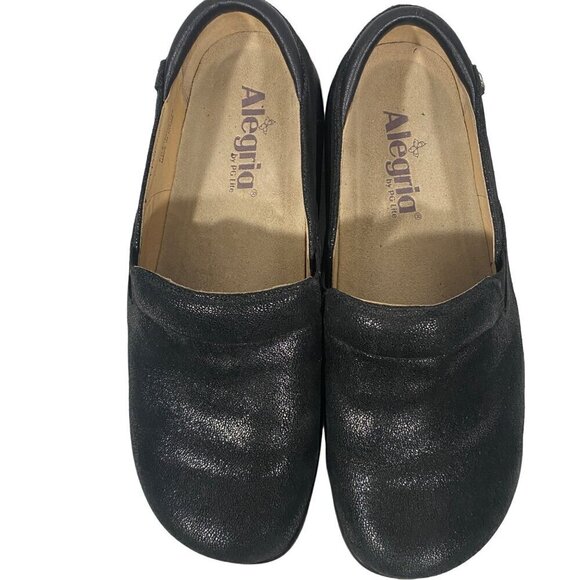 Alegria Keli PRO Black Mosaic slip resistant clog slip on shoe women's 38 - Picture 4 of 13